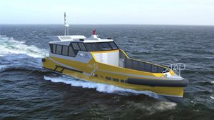aluminum offshore service boat