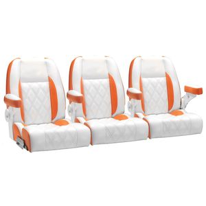 bucket seat / for boats / with armrests / 3-person