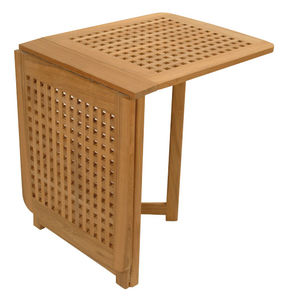 boat side table / folding / teak