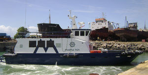 aluminum offshore service boat
