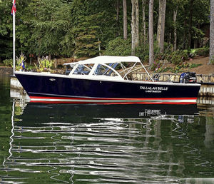 outboard runabout / sport-fishing / classic