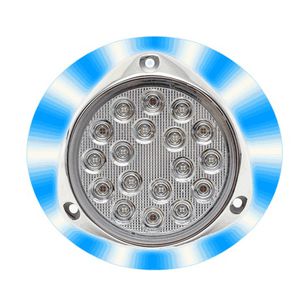 underwater boat light / LED / surface-mount / multi-color
