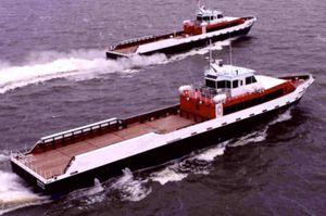 crew transfer offshore support vessel / high-speed