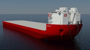 cargo barge cargo ship
