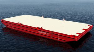 cargo barge cargo ship