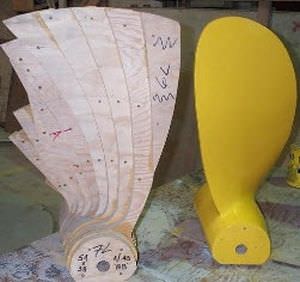 ship propeller / fixed-pitch / propeller shaft / custom
