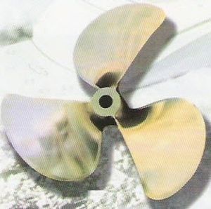 ship propeller / fixed-pitch / propeller shaft / 3-blade