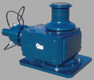 ship capstan / electric / stainless steel base