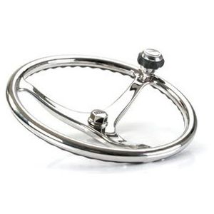 stainless steel power boat steering wheel
