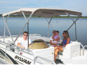 cockpit Bimini top / for power boats