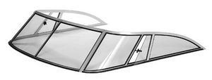 windshield / for boats / pilot console