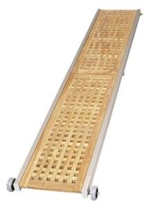 boat gangways / folding / manual / teak