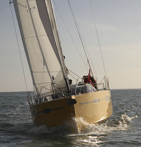 monohull / ocean cruising / open transom / 2-cabin