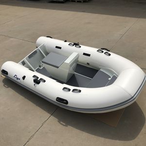 outboard inflatable boat / RIB / with jockey console / multi-use