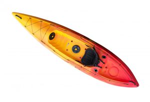 sit-on-top kayak / rigid / fishing / 1-person