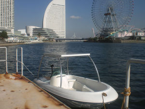 outboard runabout / solar-electric powered / dual-console