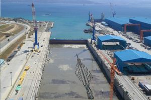 shipyard crane / level luffing