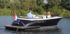 center console monohull boat / diesel engine / electric / inboard