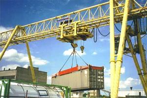 container spreader / semi-automatic