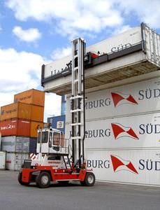 empty container handler / with side-lift spreader