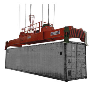 ship-to-shore crane spreader / for containers / telescopic / electro-hydraulic