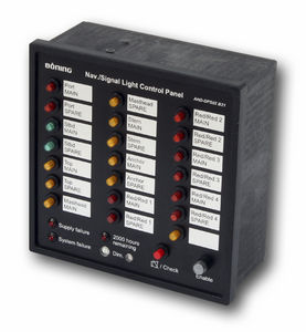 ship monitoring and control panel / for yachts / alarm