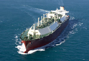 LNG carrier cargo ship