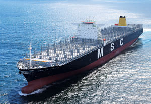 container ship cargo ship / post-Panamax / super post-Panamax