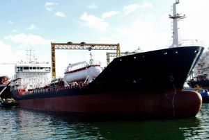 chemical tanker cargo ship