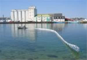 pollution control boom / inflatable / floating / sheltered waters