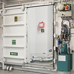 sliding door / for ships / waterproof