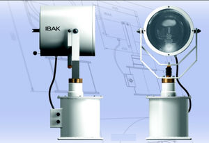 search floodlight / for ships / halogen