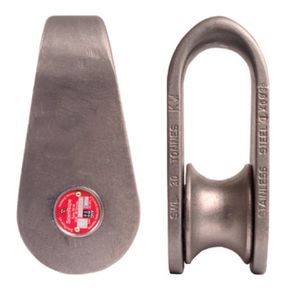 straight shackle for ships / joining / anchor chain / forged