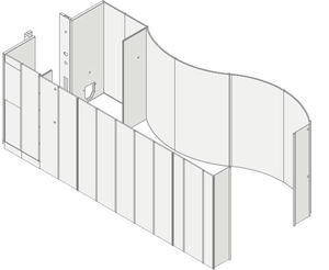 prefabricated cabin / for ships