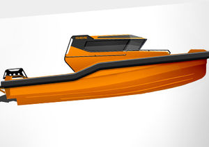 ship MOB boat / hydro-jet / inboard / aluminum