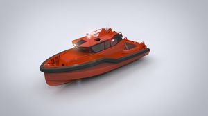ship MOB boat / hydro-jet / inboard / aluminum