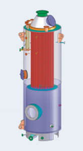 steam ships boiler / water tube type