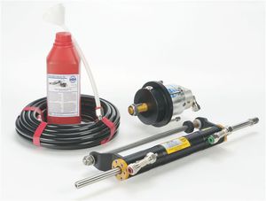 boat steering / outboard motor / hydraulic