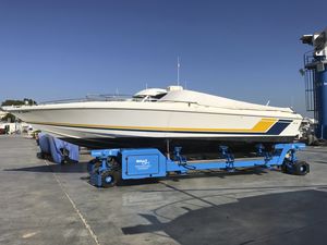 handling trailer / shipyard / self-propelled / remotely controlled