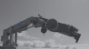 ship crane / telescopic / deck / folding