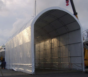 boat repair shelter