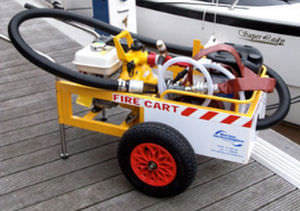 firefighting trolley / for docks
