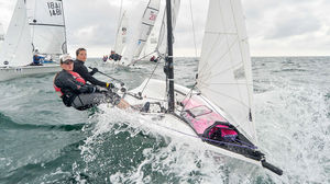 double-handed sailing dinghy / regatta / asymmetric spinnaker
