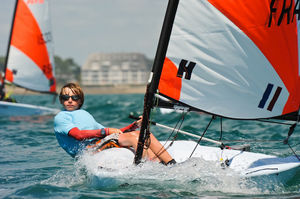 children's sailing dinghy / single-handed / instructional / regatta