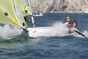 children's sailing dinghy / double-handed / regatta / recreational