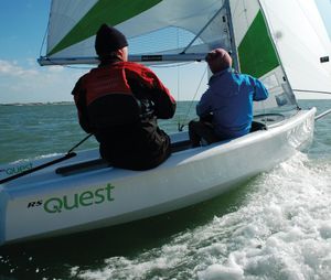 double-handed sailing dinghy / recreational