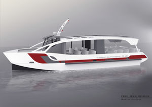 diesel sightseeing boat / aluminum