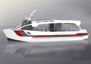 diesel sightseeing boat / aluminum