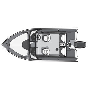 outboard bay boat / dual-console / sport-fishing / 7-person max.