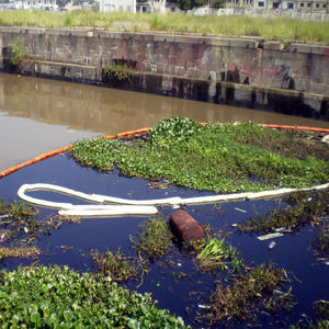 pollution control boom / floating / absorbent / sheltered waters